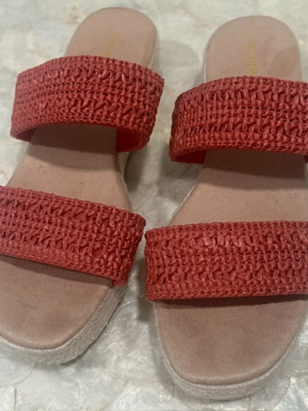 Old Navy Women’s Orange Espadrilles NWOT Size 8